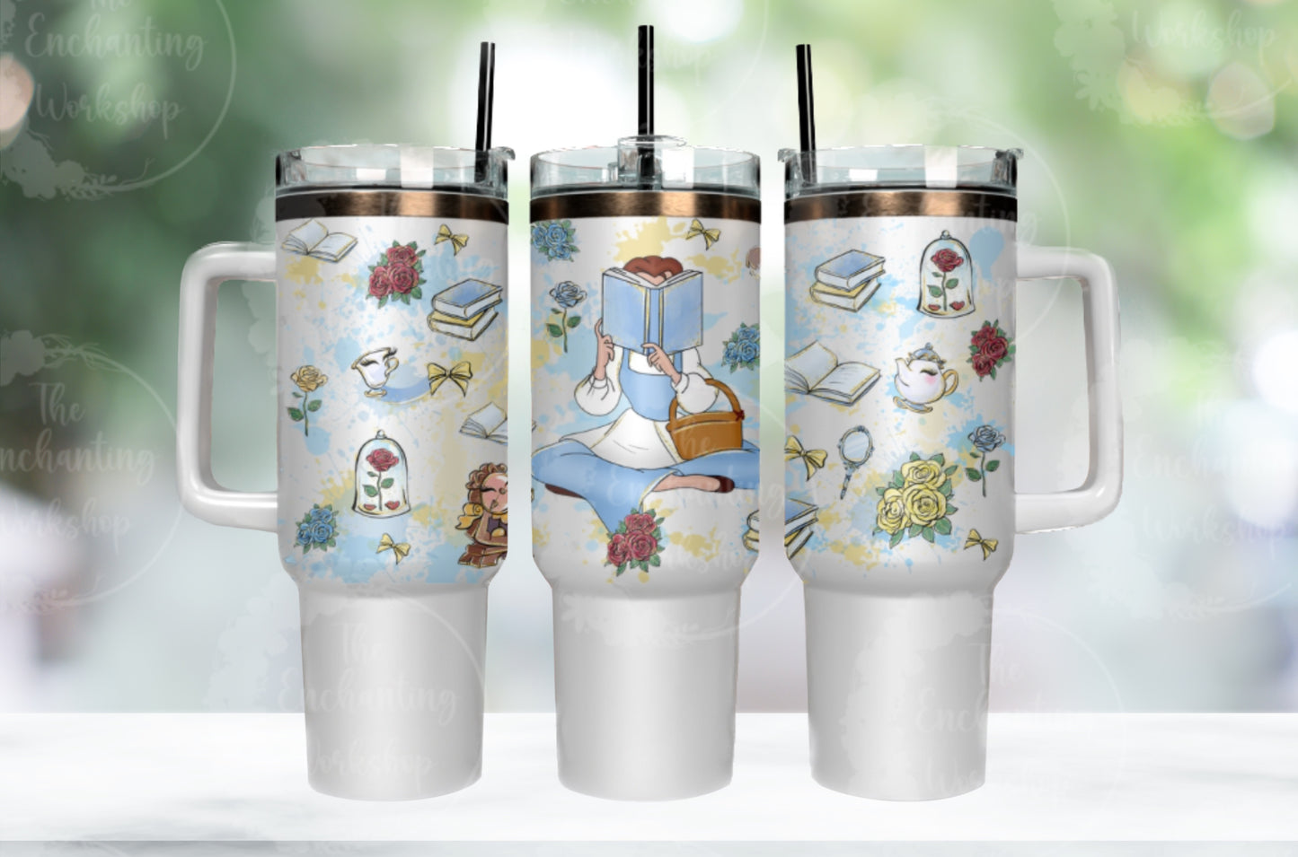Enchanted Bookworm 40oz Tumbler