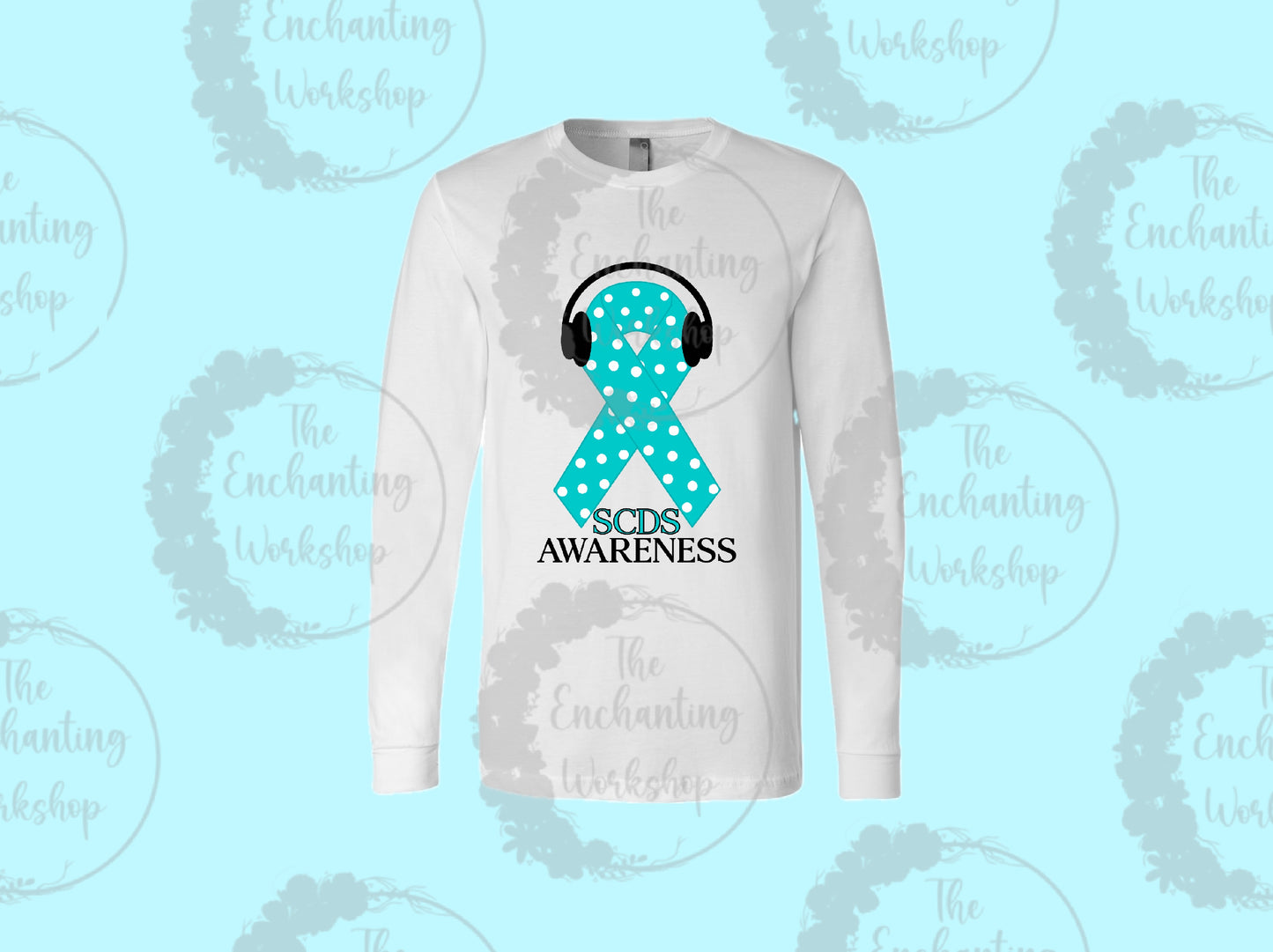 SCDS Awareness Headphones Unisex T-Shirt