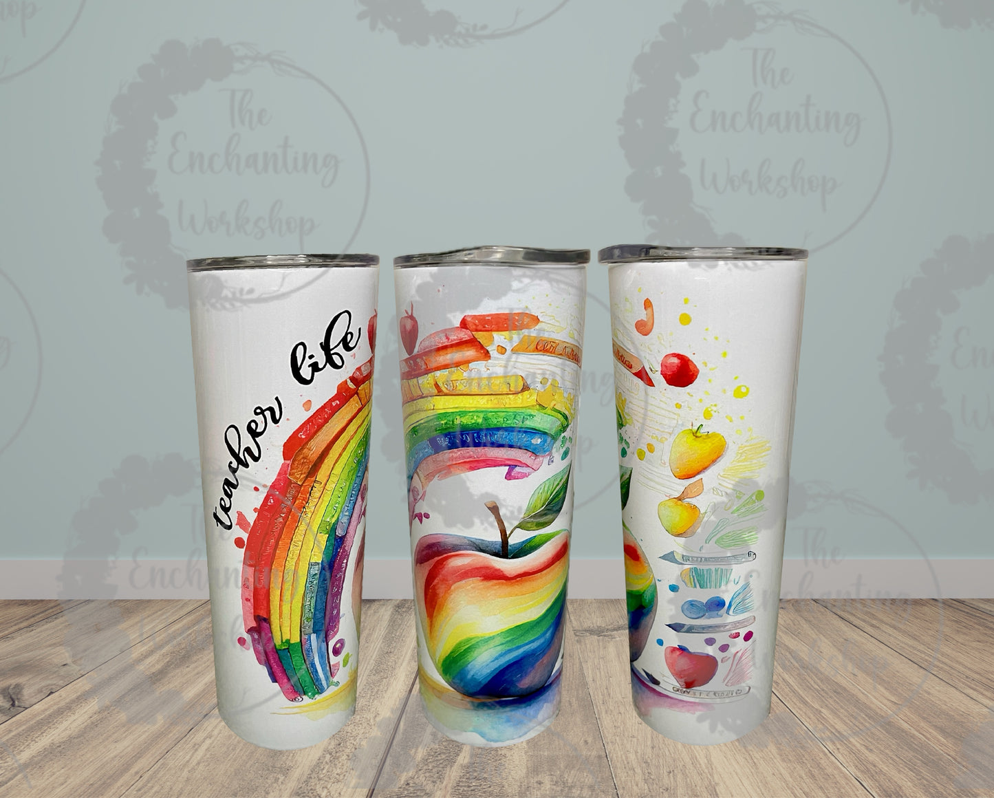 Watercolor Teacher Life 20oz Tumbler