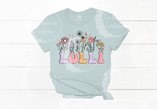 Mother’s Day “Lolli” Floral T-Shirt