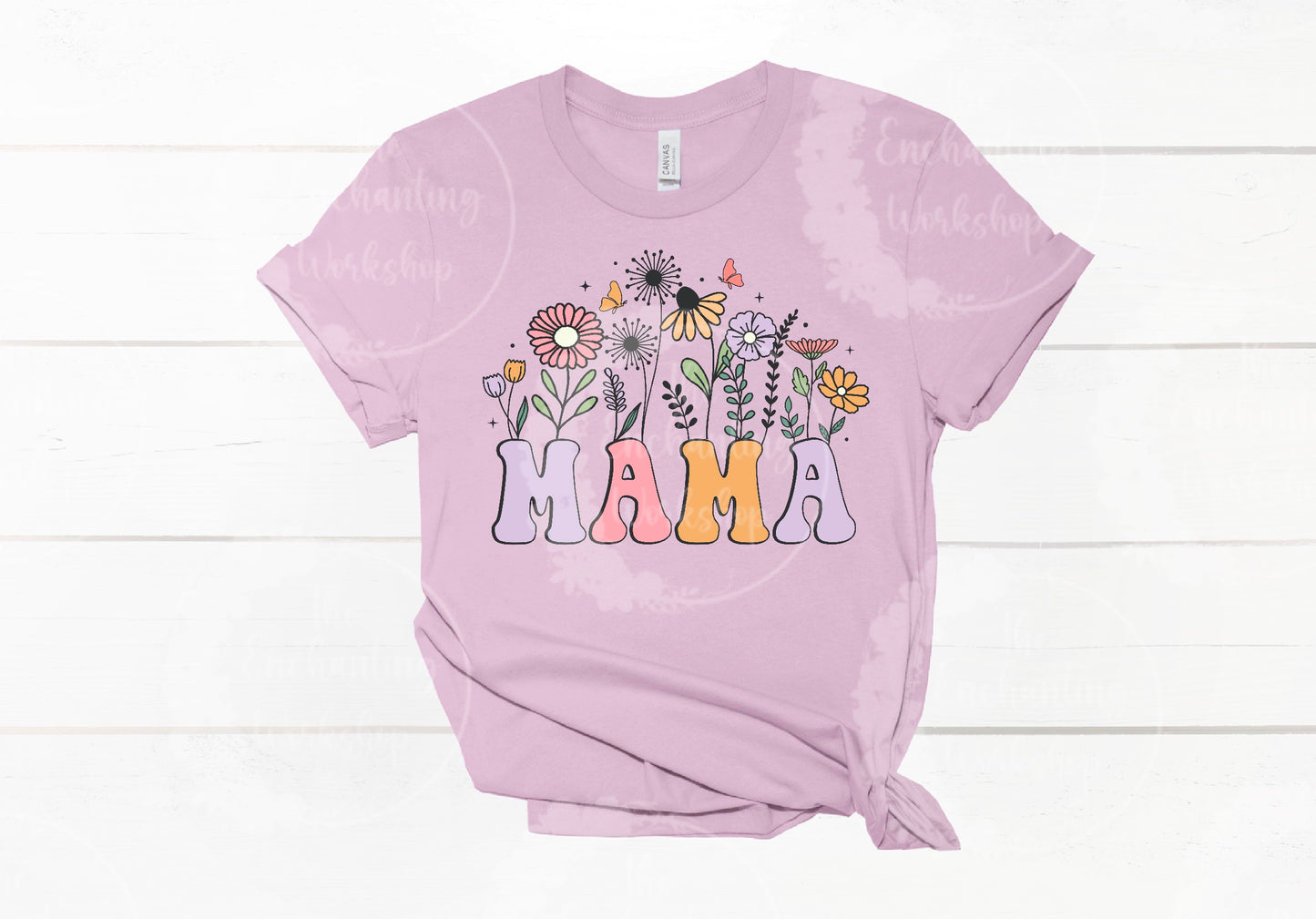 Mother’s Day “Mama” Floral T-Shirt