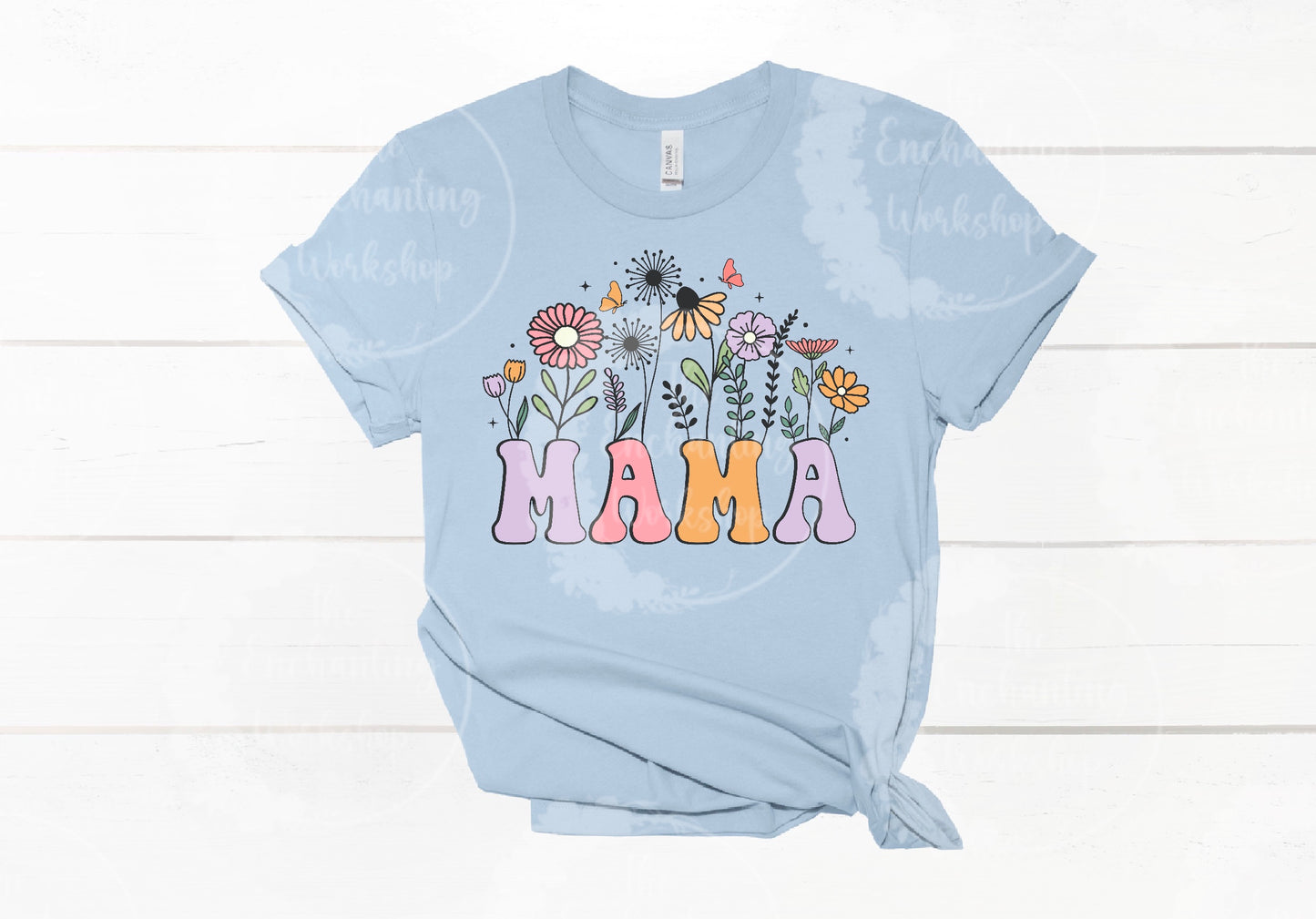 Mother’s Day “Mama” Floral T-Shirt