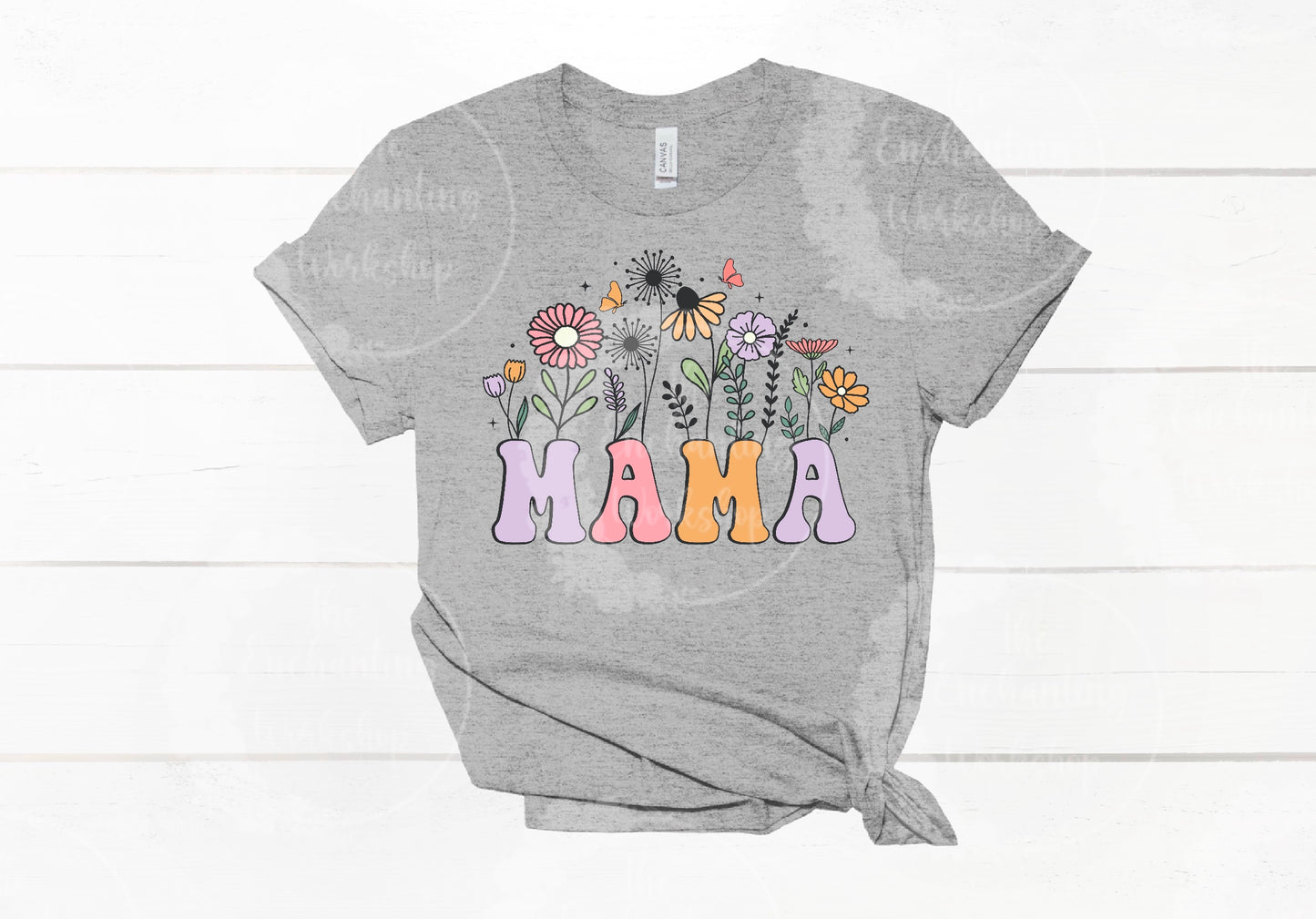 Mother’s Day “Mama” Floral T-Shirt