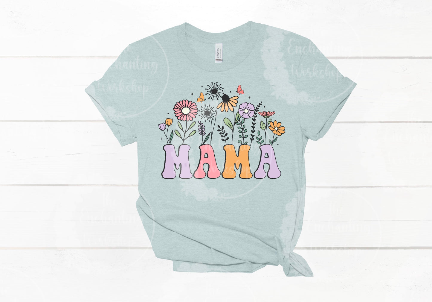 Mother’s Day “Mama” Floral T-Shirt