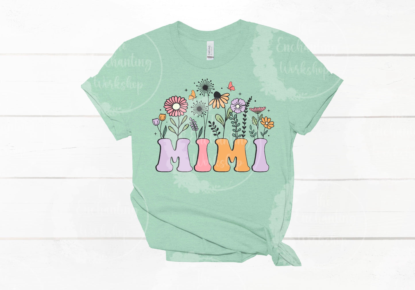Mother’s Day “Mimi” Floral T-Shirt