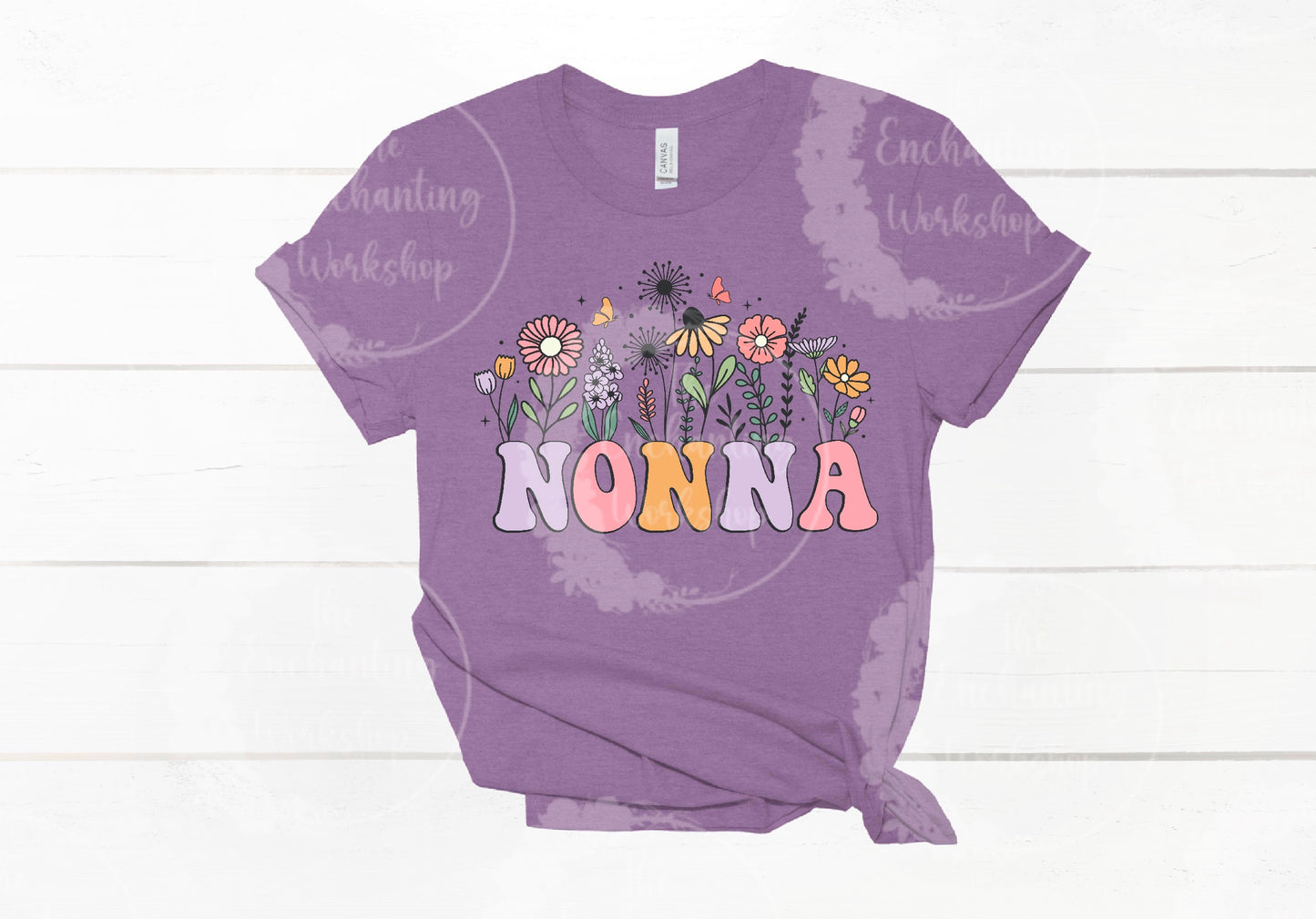 Mother’s Day “Nonna” Floral T-Shirt