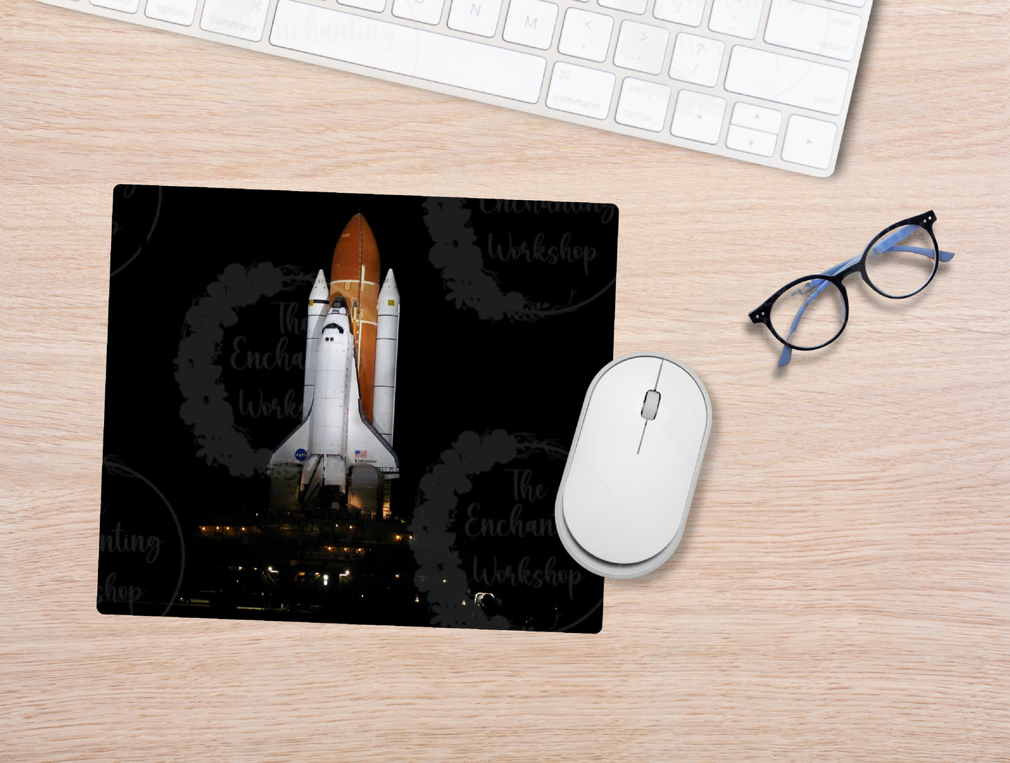 Space Shuttle Rollout Mouse Pad