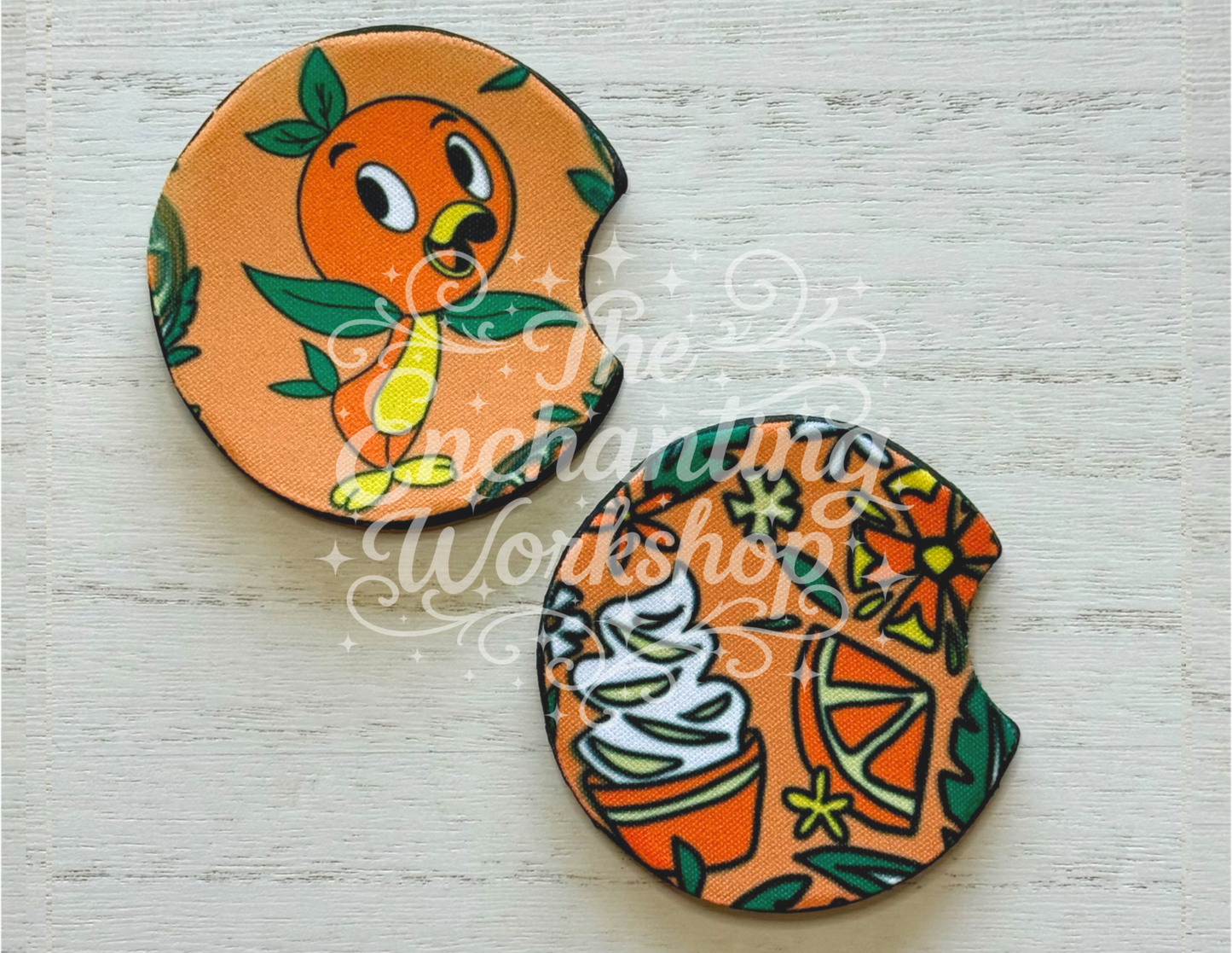 Citrus Cutie Car Coaster Set