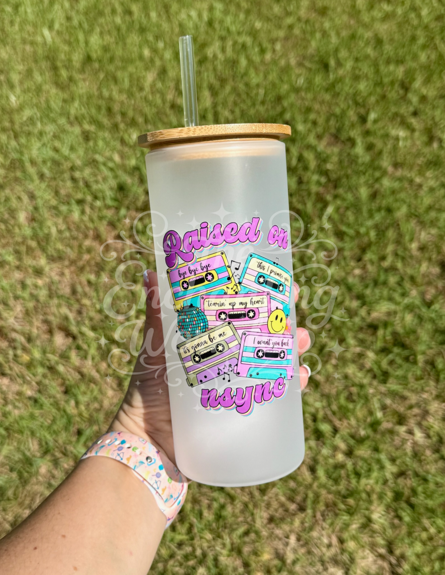 Raised on *NSYNC Frosted Cup