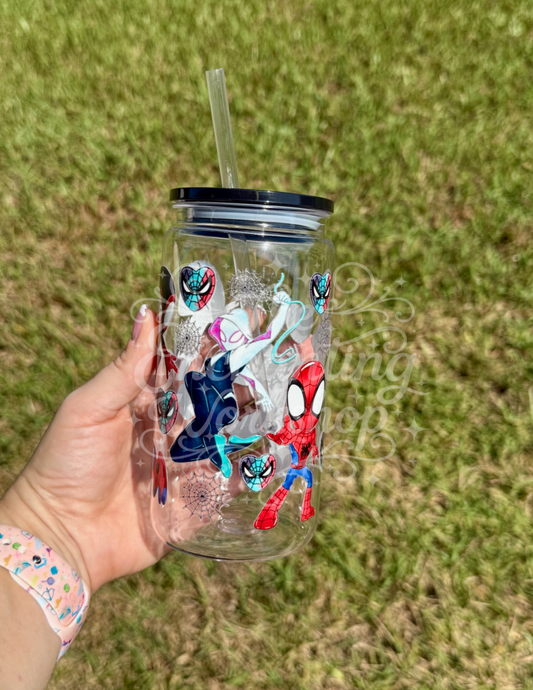 Web-Slingers Plastic Cup