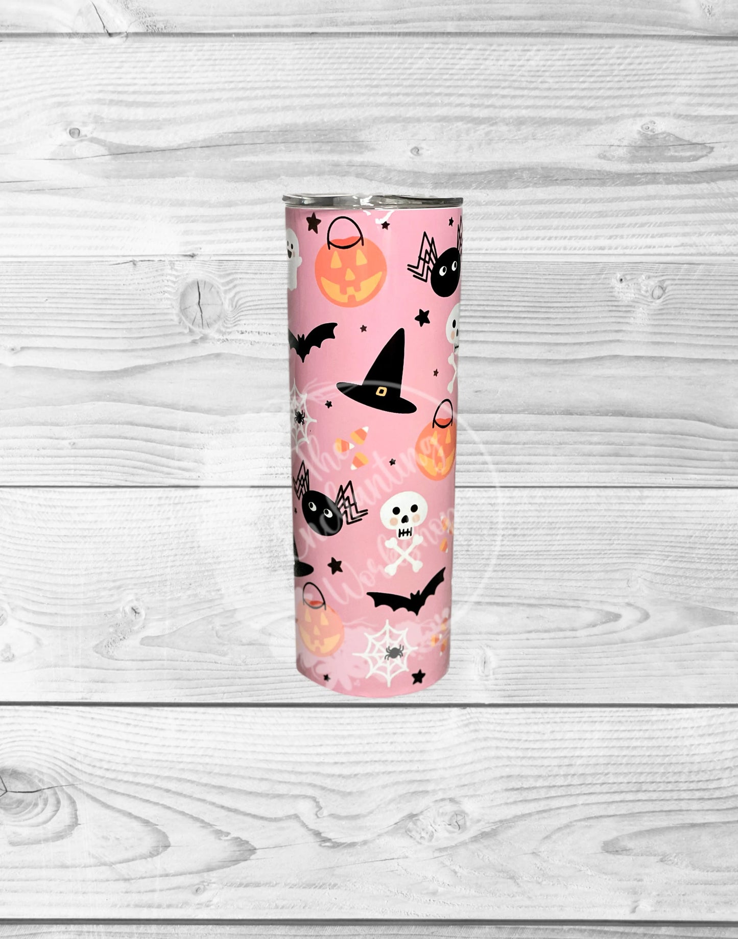 Pink Halloween 20oz Tumbler