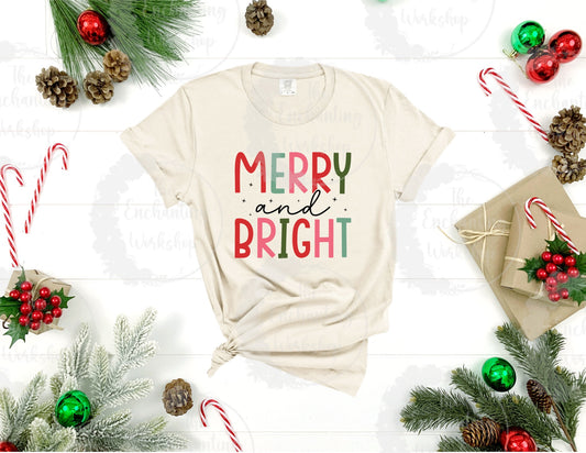 Merry and Bright Christmas T-Shirt