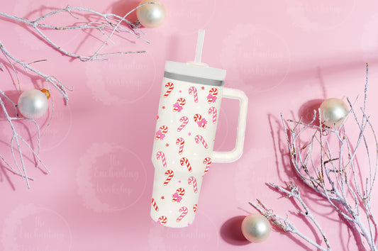Sweet Candy Canes 40oz Tumbler