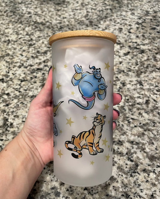 Agrabah’s Finest Frosted Glass Cup