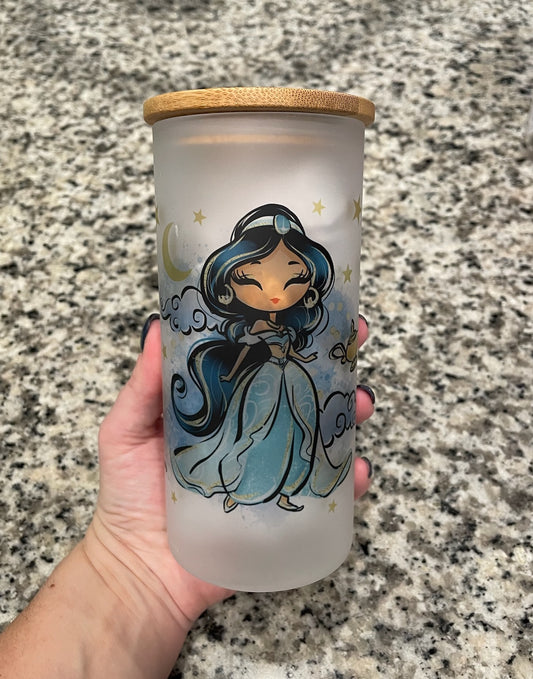 Agrabah’s Finest Frosted Glass Cup