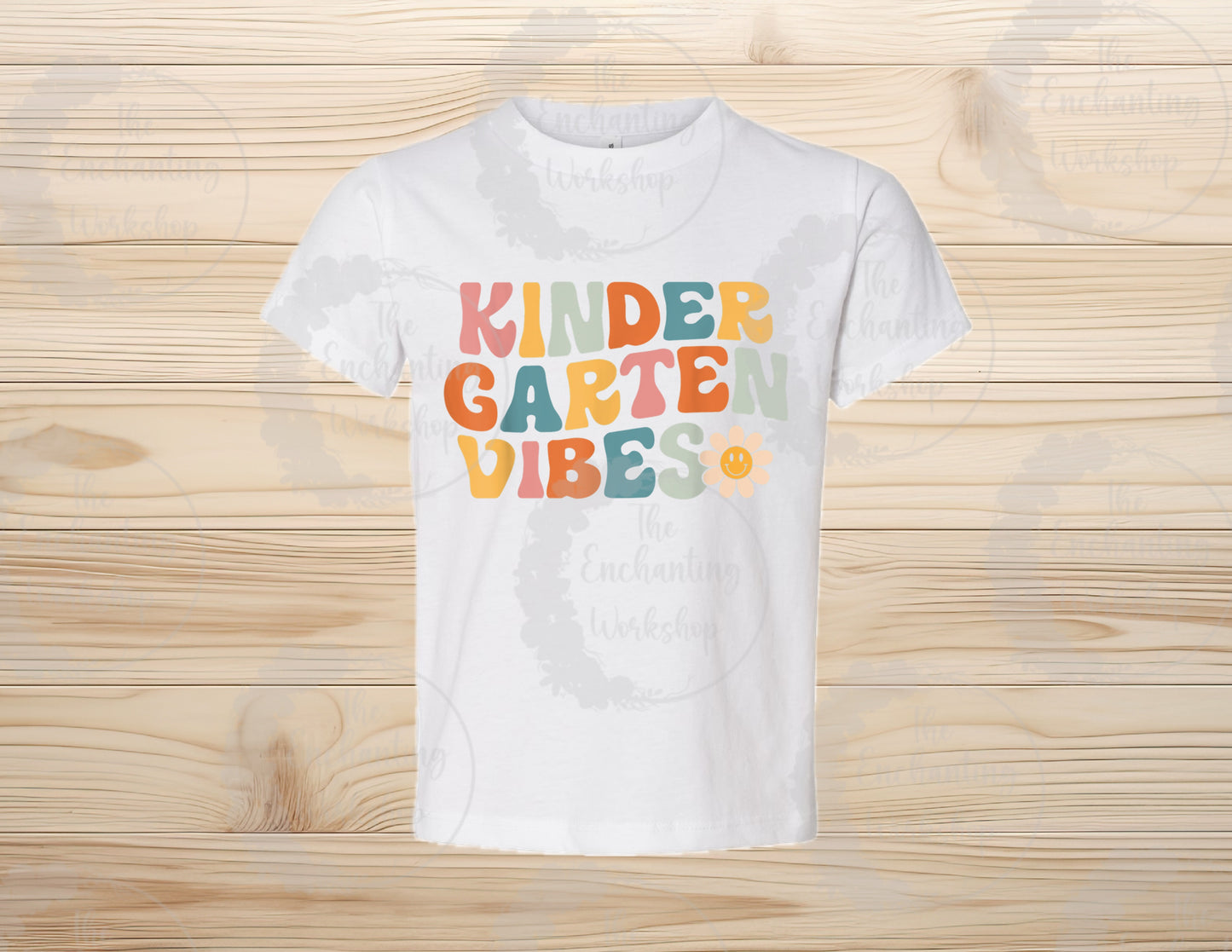 Kids Groovy School Vibes T-shirt, Pre-K, Kindergarten, First, Second, Third, Fourth, Fifth Grade