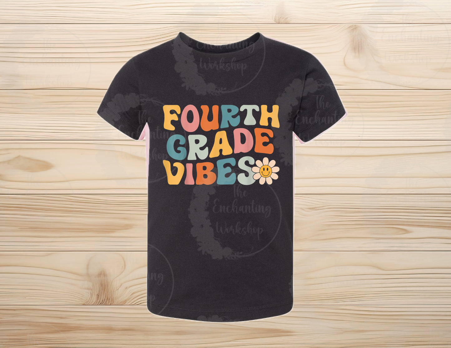 Kids Groovy School Vibes T-shirt, Pre-K, Kindergarten, First, Second, Third, Fourth, Fifth Grade