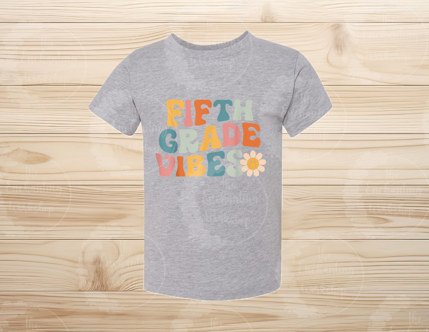 Kids Groovy School Vibes T-shirt, Pre-K, Kindergarten, First, Second, Third, Fourth, Fifth Grade