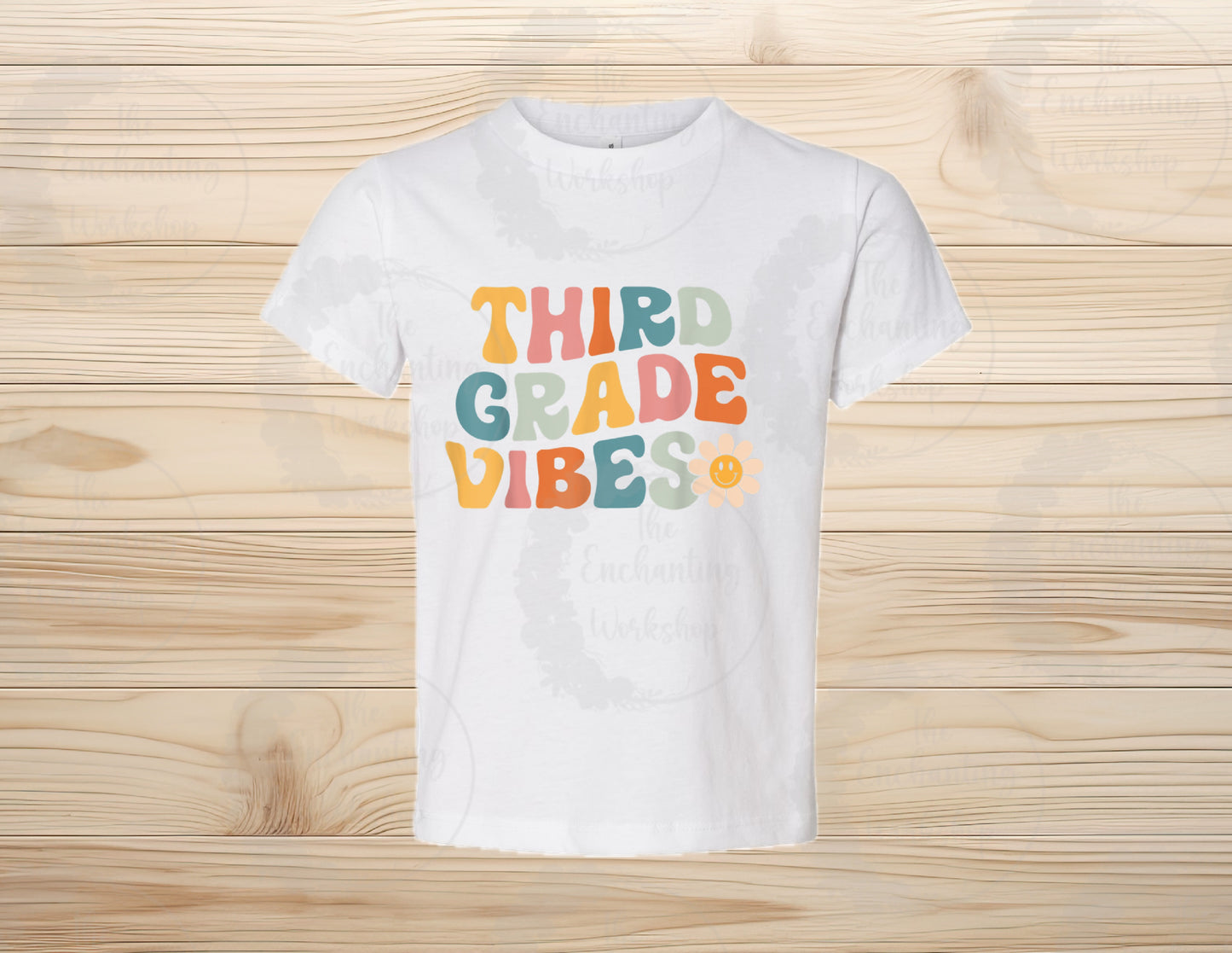 Kids Groovy School Vibes T-shirt, Pre-K, Kindergarten, First, Second, Third, Fourth, Fifth Grade