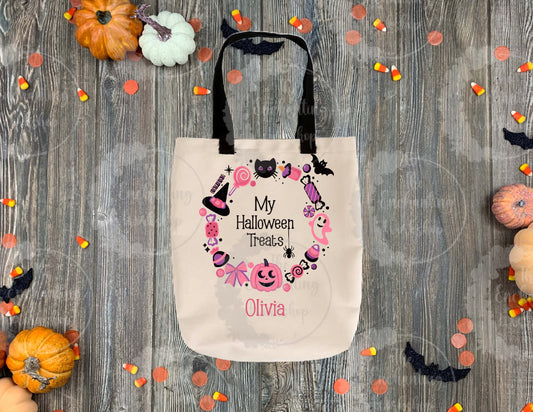 Personalized Kids Trick or Treat Bag