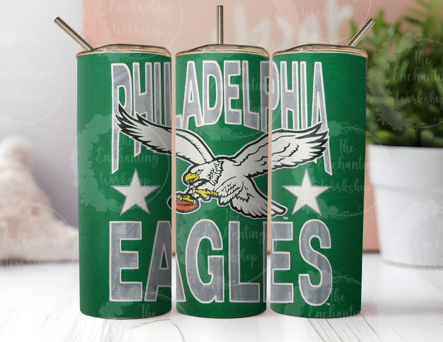 Old School Philadelphia Eagles 20oz Tumbler