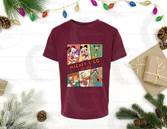 Kids Mickey & Co Christmas T-Shirt