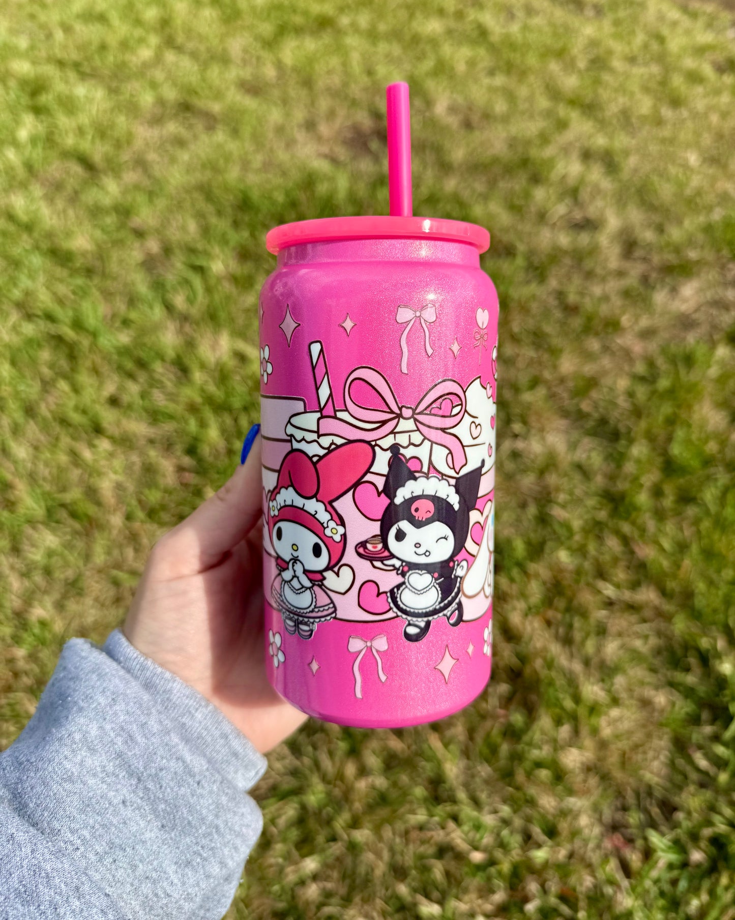 Sweet Sanrio-Style Charm Insulated Cup