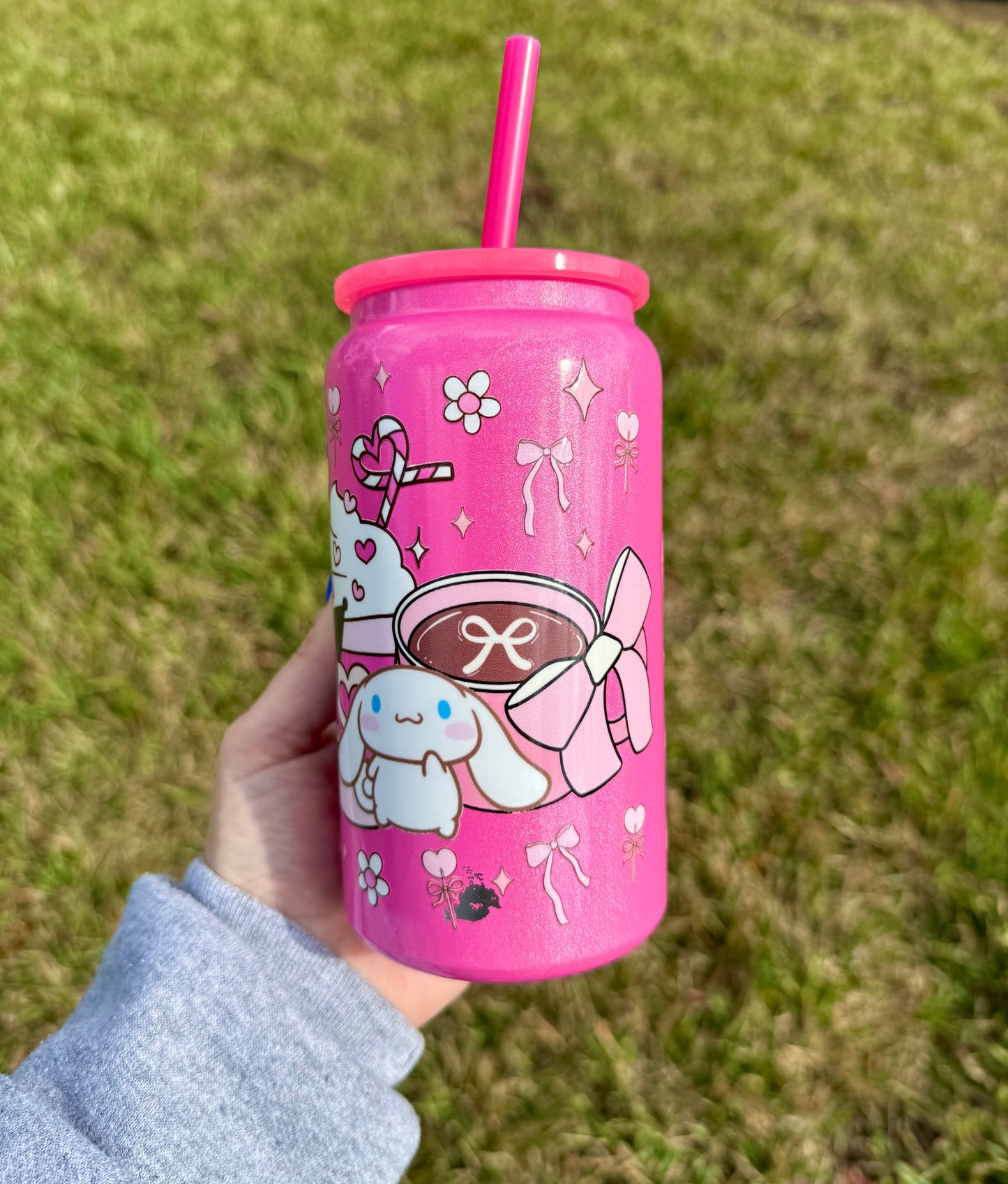 Sweet Sanrio-Style Charm Insulated Cup