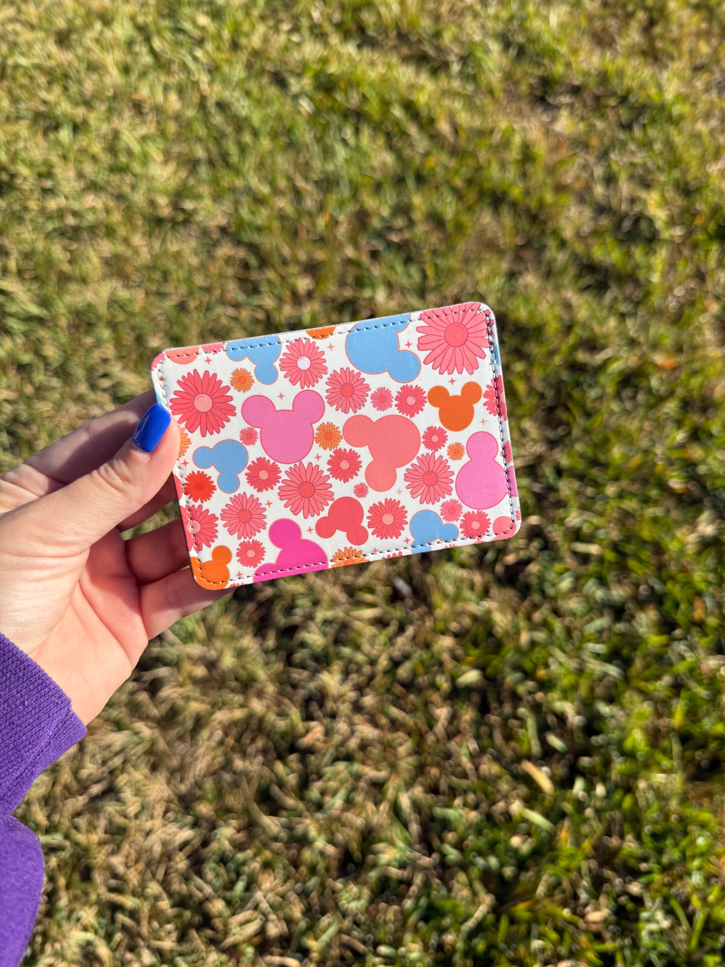 Floral Icon Magic Mini Wallet